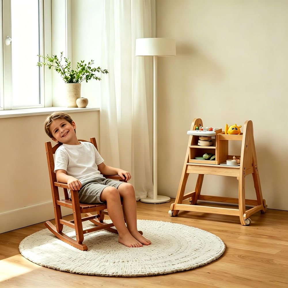 كرسي هزاز للأطفال الصغار، كرسي - مراجعة Baby Nursery Rocking Chair وسعره