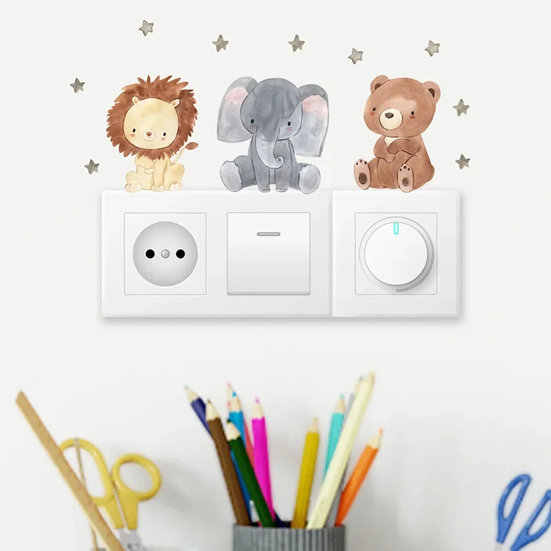 ملصقات جدارية على شكل حيوانات  - مراجعة Baby Nursery Wall Stickers وسعره