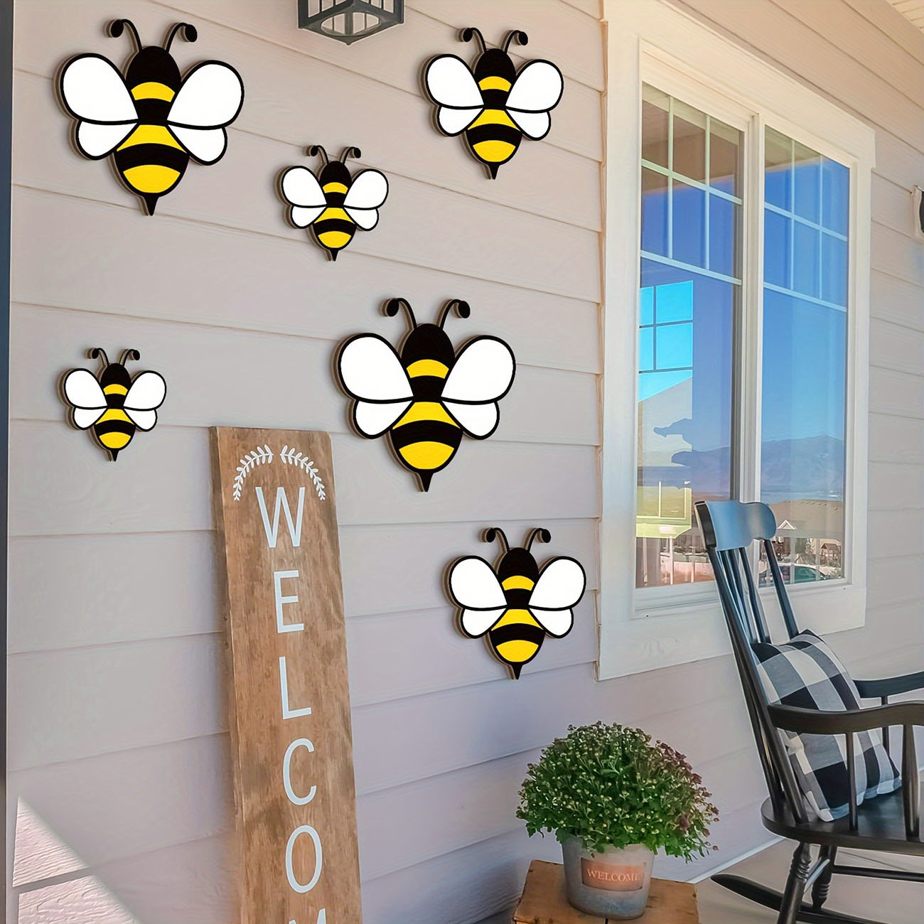 6 قطع من ملصقات الحائط الخشبية - مراجعة Baby Nursery Wall Stickers وسعره